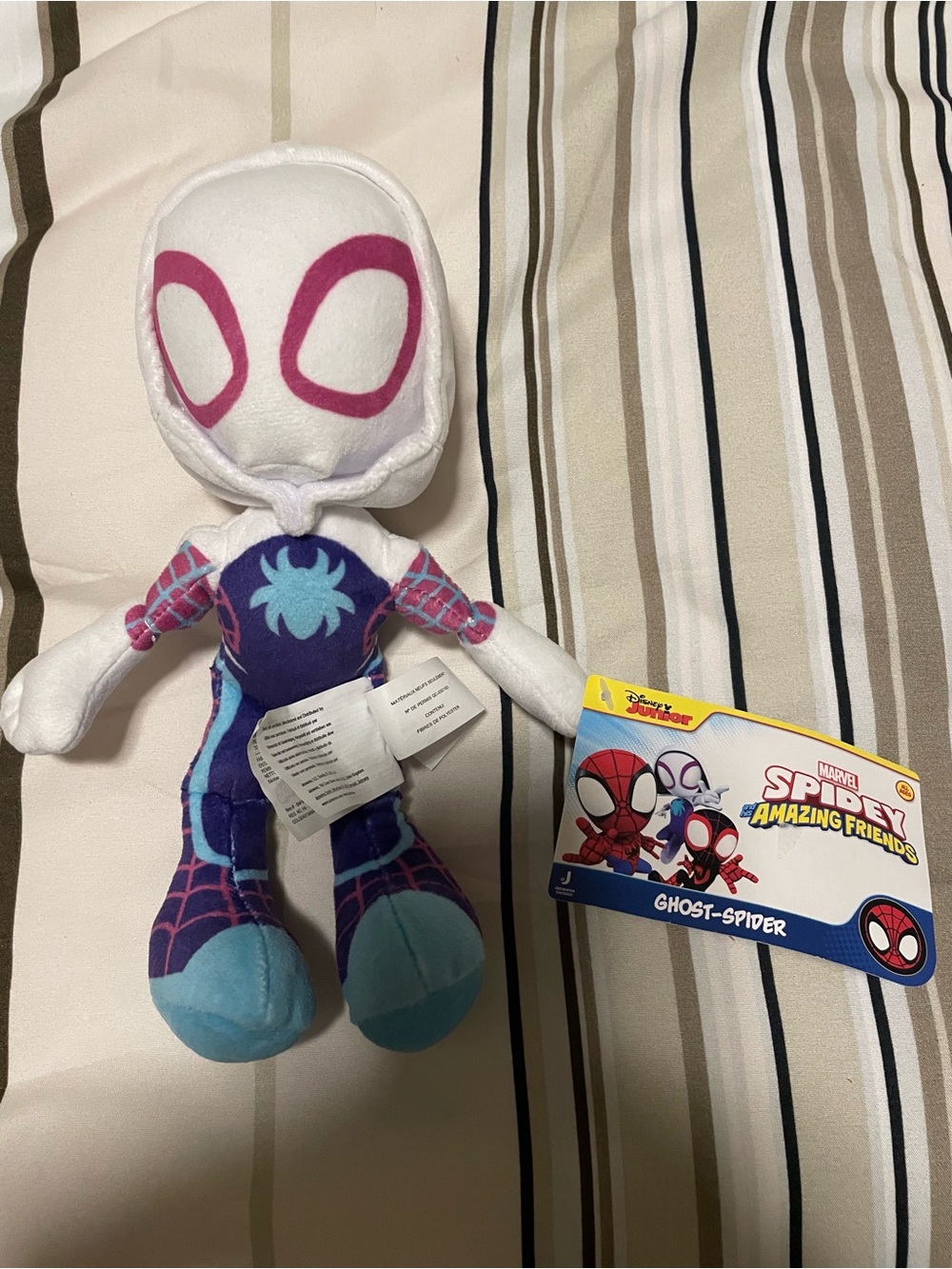 New Ghost Spider Spidey and His Amazing Friends Plush Doll Toy Spider-Man